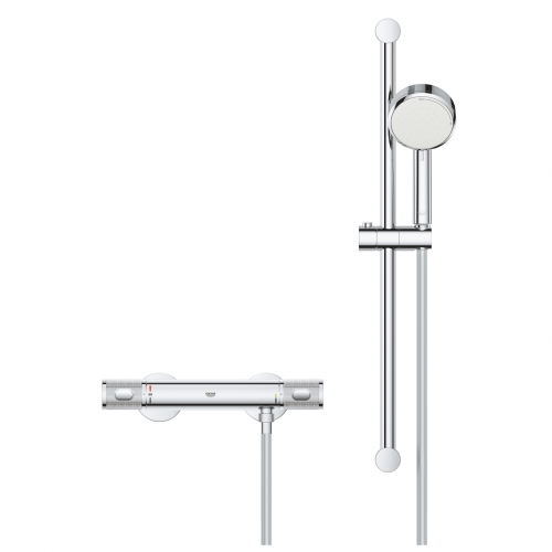 Grohe Grohtherm 1000 Performance termosztátos zuhanycsaptelep zuhanygarnitúrával 34783000