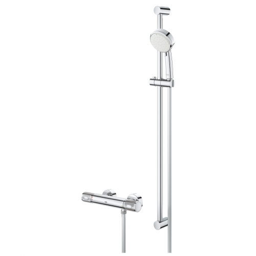 Grohe Grohtherm 1000 Performance termosztátos zuhanycsaptelep zuhanygarnitúrával 34784000