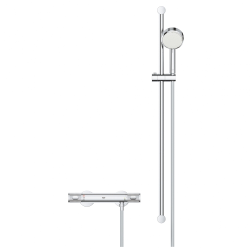 Grohe Grohtherm 1000 Performance termosztátos zuhanycsaptelep zuhanygarnitúrával 34784000