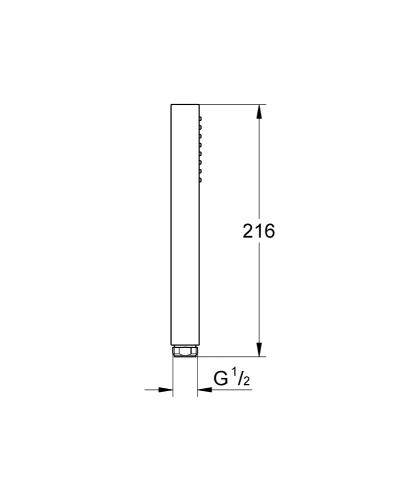 Grohe Euphoria Cube+ Stick Kézizuhany 9,5 liter 27888DC0