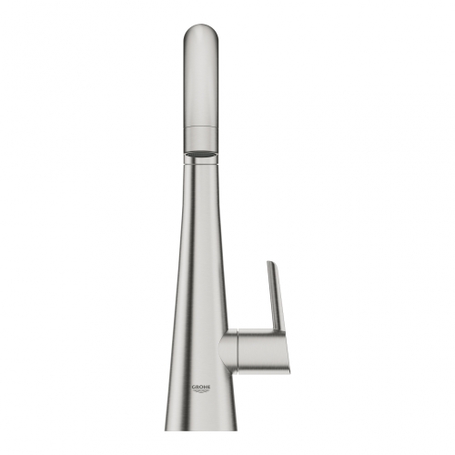 Grohe Zedra Egykaros mosogatócsaptelep, matt szuperacél 30026DC2