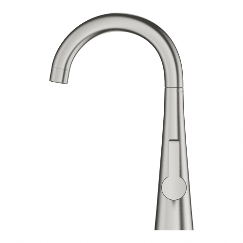 Grohe Zedra Egykaros mosogatócsaptelep, matt szuperacél 30026DC2