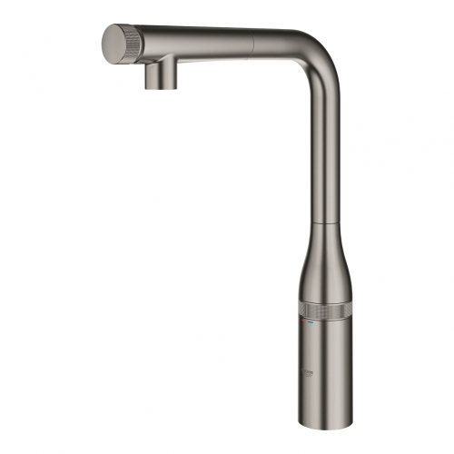Grohe Essence SmartControl Mosogató csaptelep SmartControl vezérléssel, matt hard grafit 31615AL0