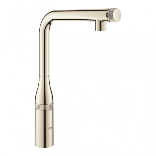 Grohe Essence SmartControl Mosogató csaptelep SmartControl vezérléssel, fényes nikkel 31615BE0