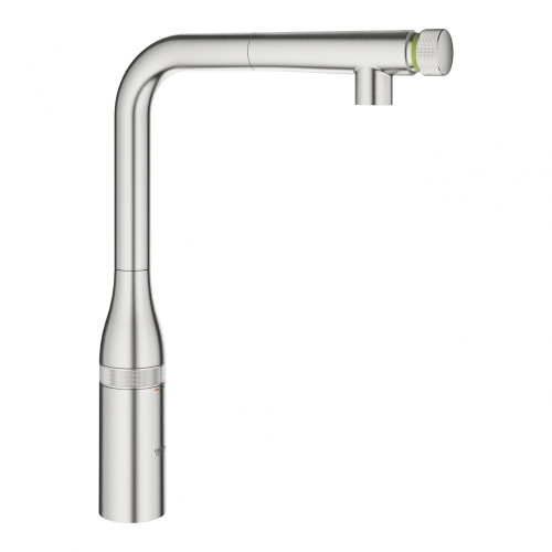 Grohe Essence SmartControl Mosogató csaptelep SmartControl vezérléssel, matt szuperacél 31615DC0