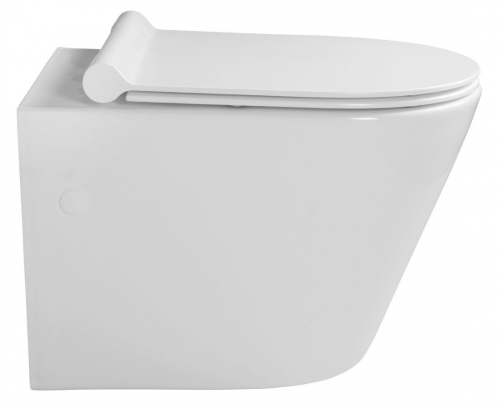 Sapho PACO RIMLESS fali WC, Soft-Close Slim wc ülőke, 36x52,5cm PZ1012R