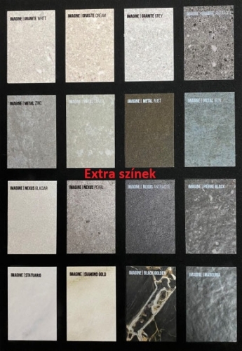 Zenon Smart Slate zuhanytálca 90x90 cm, alapszínek (több színből választható)