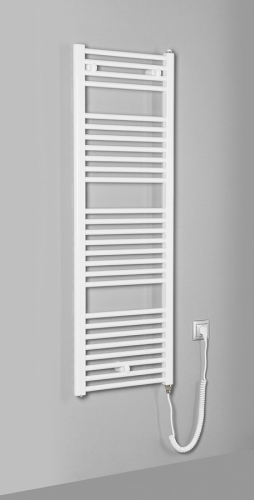 Sapho AQUALINE DIRECT-E 450x1320mm elektromos fürdőszobai radiátor, fehér ILE34T