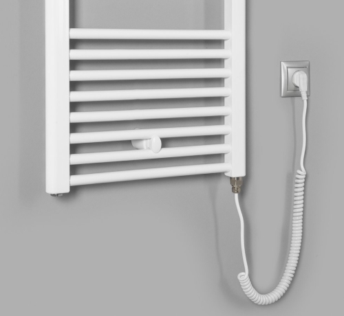 Sapho AQUALINE DIRECT-E 450x1320mm elektromos fürdőszobai radiátor, fehér ILE34T