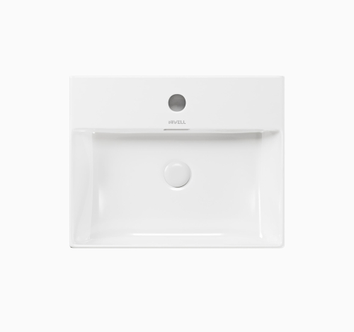 Niwell ISABEL 50x40 cm pultra vagy falra szerelhető mosdó, fehér COMP-NWSZ-ISA5040