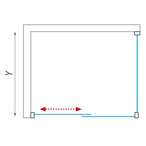 Roltechnik OBZD2/1200 zuhanyajtó (brillant, transparent, 4000713)