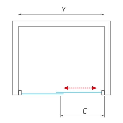 Roltechnik OBZD2/1200 zuhanyajtó (brillant, transparent, 4000713)