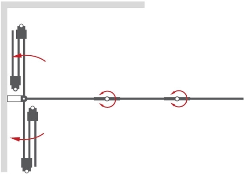 Niwell HENI trio 120x140 kádparaván NWKP-HEN120
