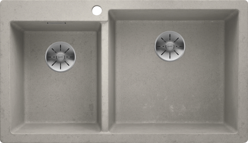 BLANCO PLEON 9 Silgranit mosogató dugókiemelő nélkül, beton-style 525310