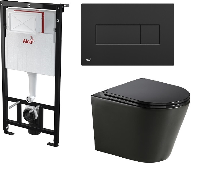 ALCA (Alcaplast) falsík alatti wc tartály komplett szett SZP-ALC6 (AM101/1120, M378, Wellis-WF00070, Wellis-WF00071)