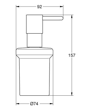 Grohe Essentials szappanadagoló fényes nikkel 40394BE1