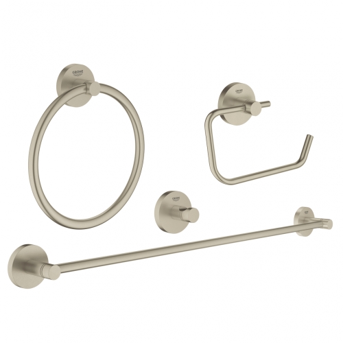 Grohe Essentials Mester fürdőszobai kiegészítő készlet 4 az 1-ben matt nikkel 40823EN1