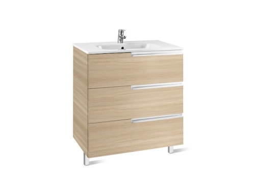 Roca Victoria-N Unik Family alsószekrény mosdóval 100 cm tölgy A855836155
