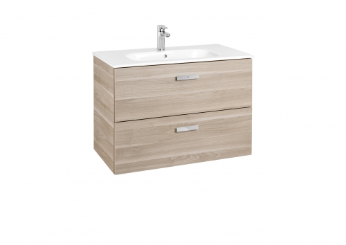 Roca Victoria Basic 80 cm fürdőszoba bútor mosdóval, nyír A855852422