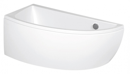 Cersanit Nano 150x75 cm-es aszimmetrikus kád kádlábbal balos S301-064
