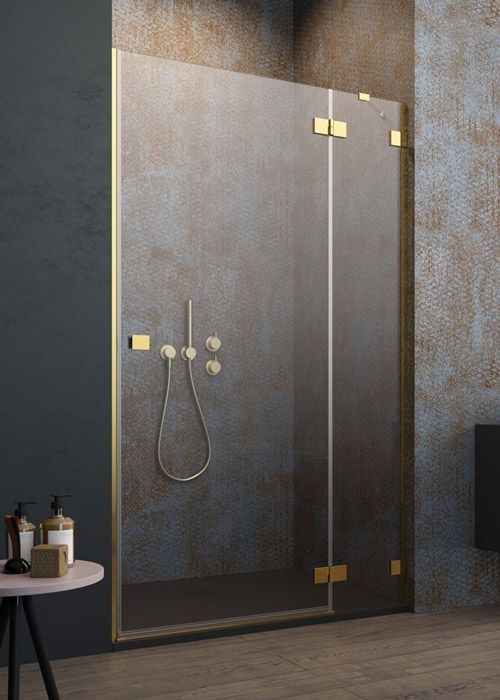 Radaway Essenza Pro Gold DWJ 100 J zuhanyajtó, arany színű zsanér 10099100-09-01R