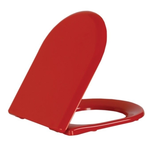 Sapho PAULA WC ülőke, Slim soft close, duroplast, piros KC0103.03.11
