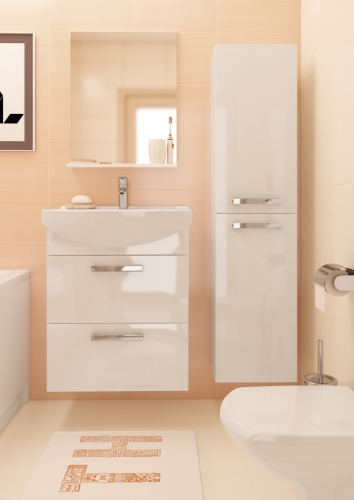 Cersanit Melar fürdőszobai szekrény, fehér S614-004
