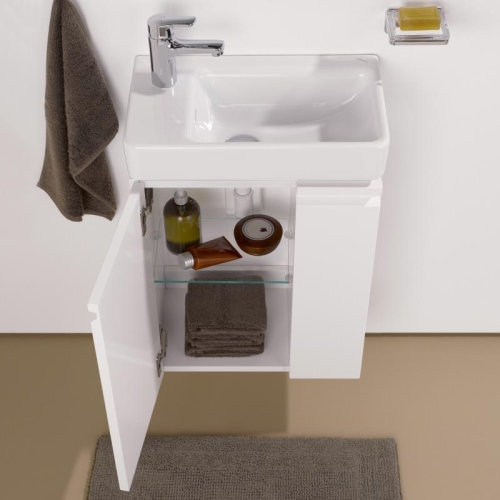 Laufen Pro S kézmosó alsószekrénnyel fényes fehér H8629654751041