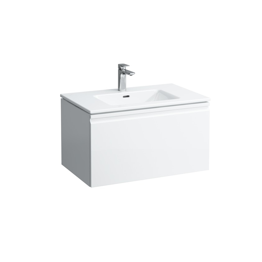 Laufen Pro S mosdó alsószekrénnyel belső fiókkal 80x50 cm, matt fehér H8609644631041