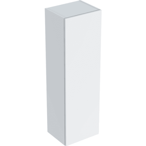Geberit Smyle Square középmagas szekrény, egy ajtóval, 36x118x29.9cm, magasfényű lakkozott fehér 500.361.00.1