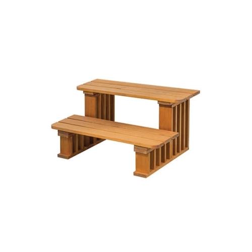 Vitalspa Thermowood fa lépcső