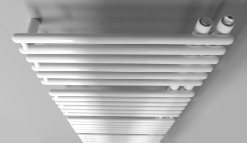 Aqualine TUBINI fürdőszobai radiátor, 496x1126mm, fehér DC300T