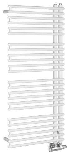 Aqualine TUBINI fürdőszobai radiátor, 496x1126mm, fehér DC300T