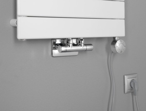 Aqualine BONDI fürdőszobai radiátor, 450x934mm, fehér DC400T