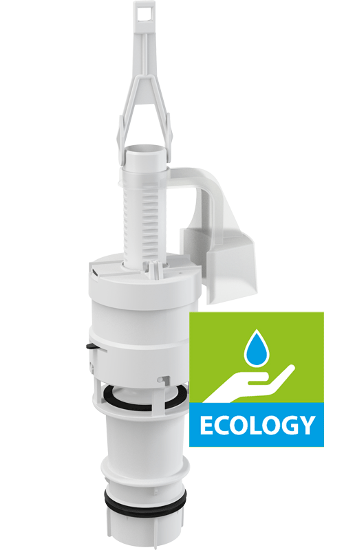 ALCA (Alcaplast) A06E Ecology öblítőszelep falsík alatti szerelési rendszerekhez