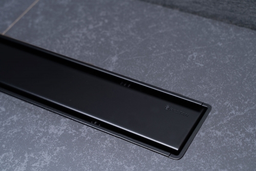 Pestan Confluo Primo Compact Line Matte black zuhanyfolyóka, 750 mm 13702525