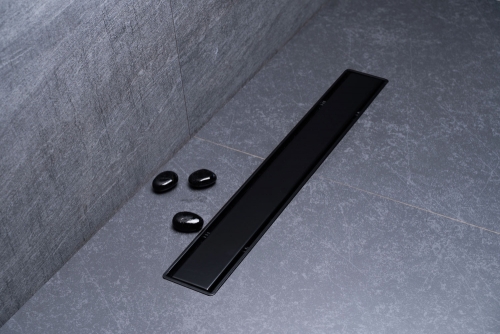 Pestan Confluo Primo Compact Line Matte black zuhanyfolyóka, 750 mm 13702525
