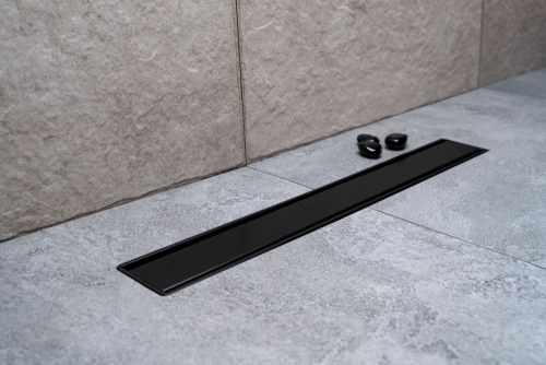 Pestan Confluo Primo Compact Line Matte black zuhanyfolyóka, 750 mm 13702525