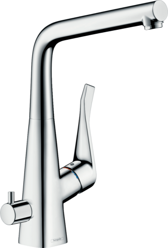 Hansgrohe Metris M71 Egykaros konyhai csaptelep elzárószeleppel 14888000
