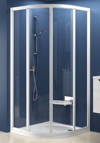 Ravak Supernova zuhanykabin SKCP4-80 fehér+Pearl polisztirén 3114O10211
