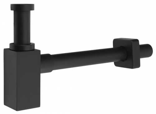Sapho mosdószifon matt fekete FK638B