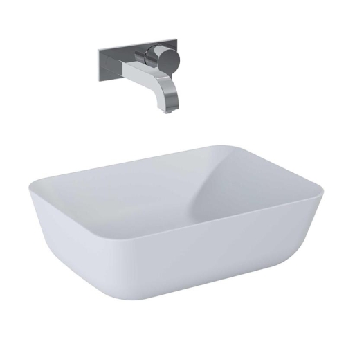 AREZZO design Reni pultra ültethető mosdó matt szürke AR-145096
