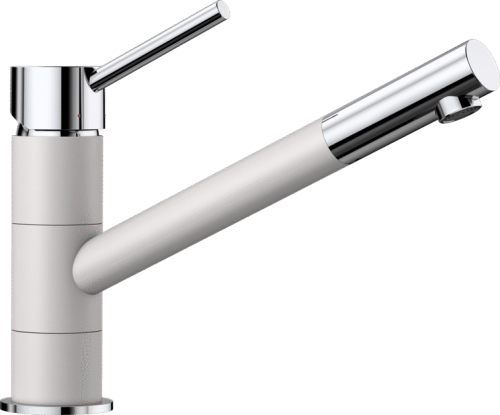BLANCO KANO SILGRANIT mosogató csaptelep, fehér/króm 525030