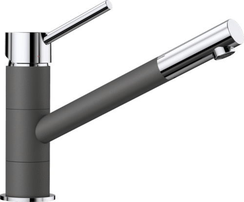 BLANCO KANO SILGRANIT mosogató csaptelep, palaszürke/króm 525034