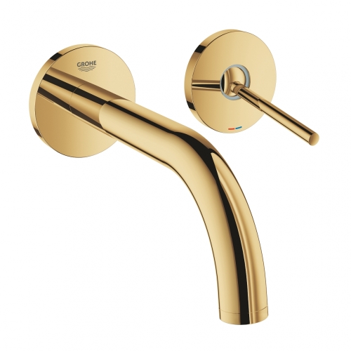 Grohe Atrio kétlyukas mosdócsaptelep, joystick-os vezérléssel, cool sunrise 19287GL3