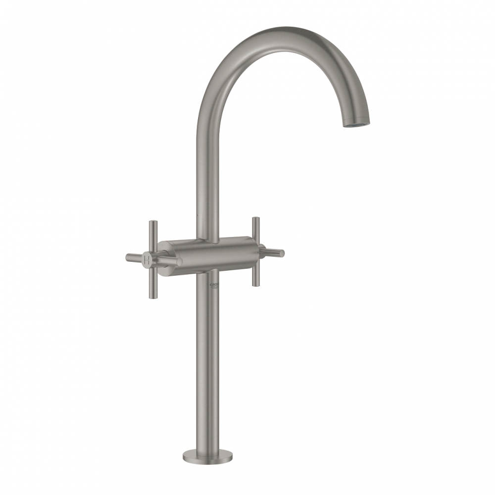 Grohe Atrio mosdócsaptelep XL-es méret, matt szuperacél 21044DC3