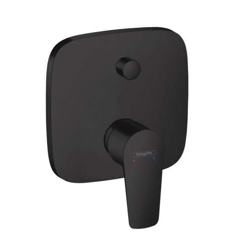 Hansgrohe Talis E falsík alatti kádcsaptelep színkészlet, biztonsági kombinációval, matt fekete 71474670