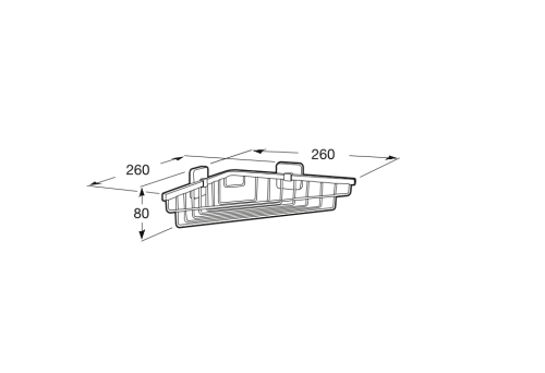 Roca Victoria sarok szappantartó A816686001