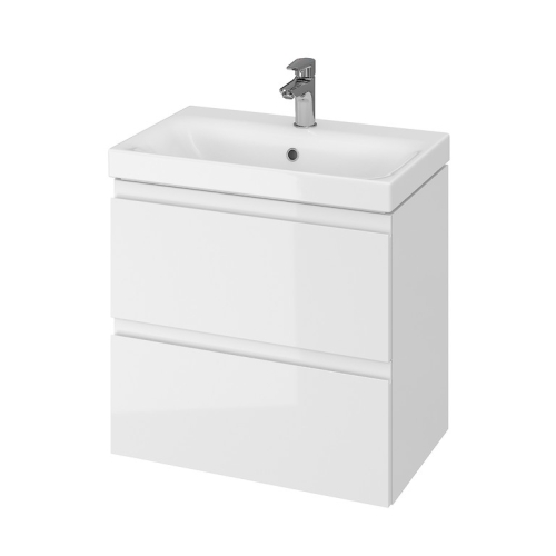 Cersanit Moduo Slim 60 alsószekrény mosdóval, fehér S801-227-DSM