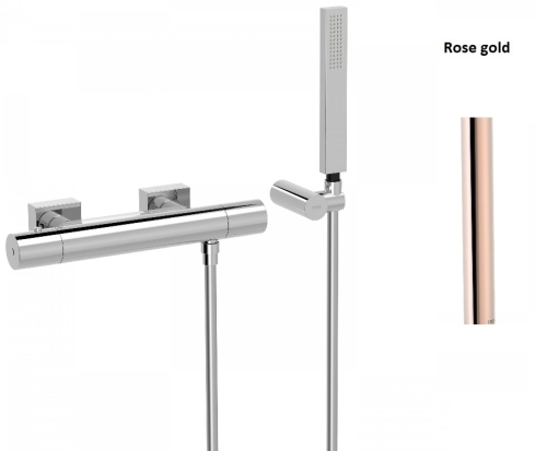 Tres Project termosztátos zuhany csaptelep, rose gold szín 21116409OP